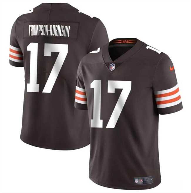 Men & Women & Youth Cleveland Browns #17 Dorian Thompson-Robinson Brown Vapor Untouchable Limited Jersey->cleveland browns->NFL Jersey